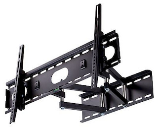 Кронштейн Rolsen RWM-240 черный 15"-60" макс.75кг настенный поворот/наклон