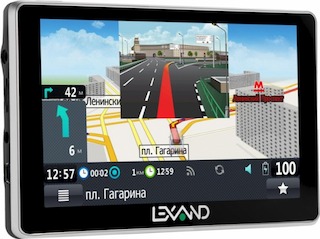 Навигатор Автомобильный GPS Lexand SA5+ 5" 480x272 4Gb microSD черный Navitel