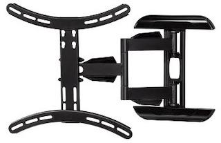 Кронштейн для ТВ Hama черный XL 56"/142см VESA400*400 до25кг fullmotion (наклон/поворот) 1рычаг/2шар (00118619)