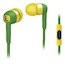 Наушники с микрофоном Philips SHE7055BZ/00 зеленый/желтый 1.2м