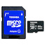 Флеш карта microSDXC 64Gb Class10 Toshiba SD-C064UHS1(BL5A UHS-1 + adapter