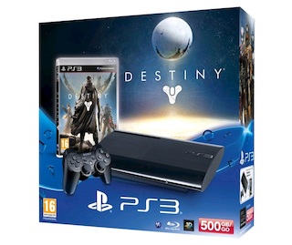 Игровая консоль Sony PlayStation 3 PS719806431 черный 500Gb Destiny