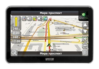 Навигатор Автомобильный GPS Mystery MNS-540MP 5" 480x272 2Gb microSD черный Navitel