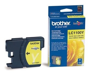 Картридж струйный Brother LC1100Y yellow для DCP-385C/MFC-990CW/DCP-6690CW (325 стр)