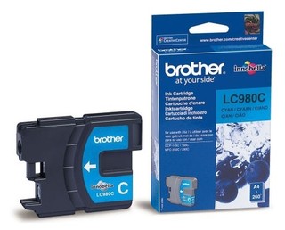 Картридж струйный Brother LC980C cyan для DCP-145C/DCP-165C/MFC-250C (260 стр)