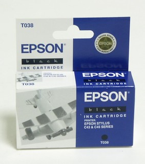 Картридж струйный Epson C13T03814A black for Stylus C43