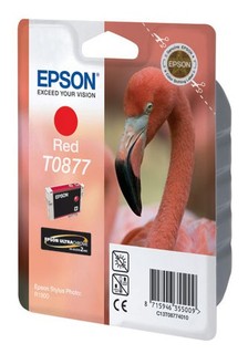 Картридж струйный Epson C13T087740 red для Stylus Photo R1900