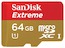 Флеш карта microSDXC 64Gb Class10 Sandisk SDSDQXN-064G-G46A Extreme+SD Adapter+Rescue Pro Deluxe 60M