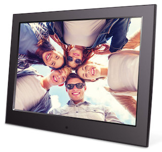 Фоторамка Digma 10.1" PF-1040 1024x600 черный пластик ПДУ Видео