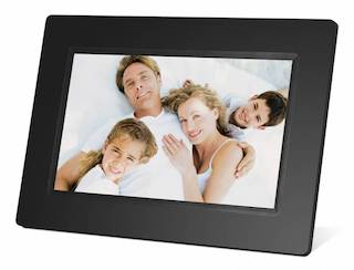 Фоторамка Digma 7" PF-731 800x480 черный пластик