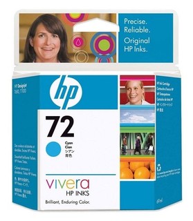 Картридж струйный HP 72 C9398A Cyan для DJ T610/T1100 (69 мл)