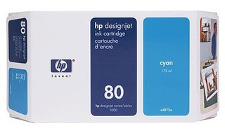 Картридж струйный HP C4846A cyan for DesignJet 1050, 1055 No. 80