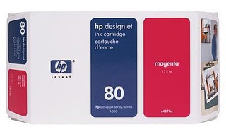Картридж струйный HP C4847A magenta for DesignJet 1050, 1055 No. 80