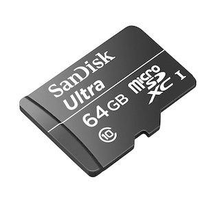 Флеш карта microSD 64Gb Sandisk SDSDQL-064G-G35