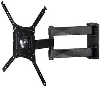 Кронштейн телевизионный Hama H-118670 черный 23"-56" макс.25кг настенный