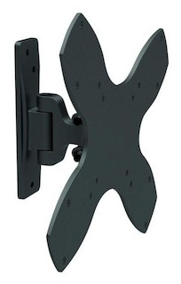 Кронштейн Ultramounts UM205 черный для ТВ 17-37" настенный до 20кг наклон 20° поворот +/-45°