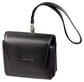 Сумка для навигатора Hama Premium S1 black 10.5х2.5х9см кожа (H-86982)