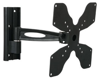 Кронштейн Kromax TITAN-8 для ТВ 17"-37",настенный, 3 ст. наклон, до 25 кг, черный