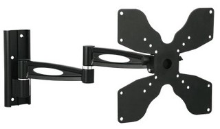 Кронштейн Kromax TITAN-9 для ТВ 17"-37",настенный, 4 ст. наклон, до 25 кг, черный