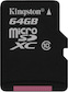 Флеш карта microSDXC 64Gb Class10 Kingston SDCX10/64GBSP