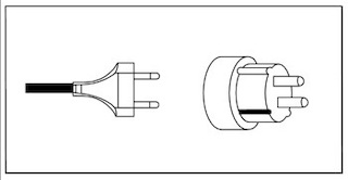 Адаптер-переходник Hama H-44224 (1 розетка) белый