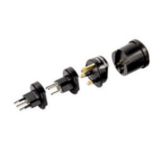 Адаптер-переходник Hama H-47763 (1 розетка) черный