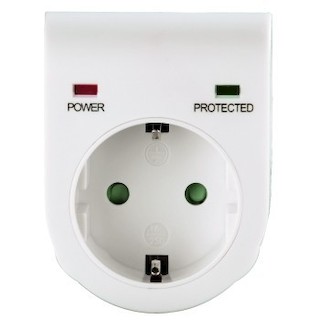 Адаптер-переходник Hama H-47771 (1 розетка) белый