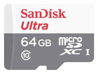 Флеш карта microSDXC 64Gb Class10 Sandisk SDSQUNB-064G-GN3MN w/o adapter