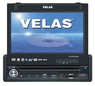 Автомагнитола DVD Velas VD-M740UB 7" USB SD MP3 BT