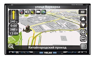 Автомагнитола DVD Velas VDD-N720UB 7" USB SD MP3 GPS Navitel