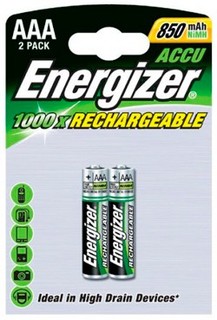 Аккумулятор Energizer HR03-2BL 850mAh AAA 2шт (625996)