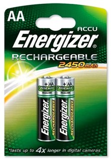Аккумулятор Energizer HR6-2BL 2450mAh AA 2 шт  (626178)