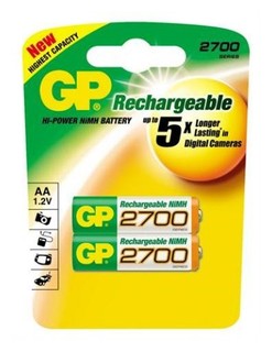 Аккумулятор GP 270AAHC-UC2 2700mAh AA 2шт