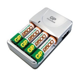 Зарядное устройство GP PB520GS250-UE4 + 4bat.x2500mAh AA