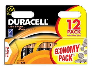 Батарея Duracell LR6-12BL Basic AA 12шт