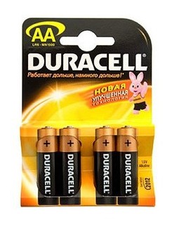 Батарея Duracell LR6-4BL Basic AA 4шт
