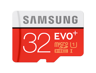 Флеш карта microSDHC 32Gb Samsung EVO +SD adapter MB-MC32DA/RU
