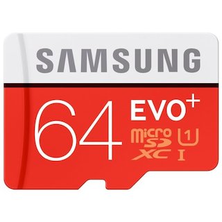 Флеш карта microSDXC 64Gb Samsung EVO +SD adapter MB-MC64DA/RU