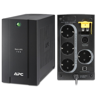 Источник бесперебойного питания APC Back-UPS BC750-RS 415Вт 750ВА черный
