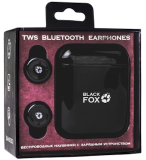 Гарнитура Black Fox BAH003D Wireless Black
