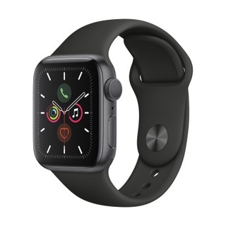 Смарт-Часы Apple Watch Series 5 40mm Black Aluminum Case with Space Grey Sport Band (MWV82)