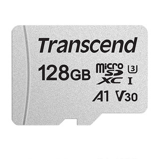 Флеш карта microSDXC 128Gb Transcend UHS-I U3 A1 V30 (R95/W45Mb/s) TS128GUSD300S w/o adapter