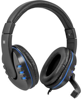 Гарнитура DEFENDER GAMING WARHEAD G-160 BLACK/BLUE 64118