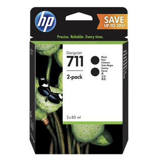 Набор картриджей HP 711 80 ml Black Ink Crtg 2-Pack (P2V31A)