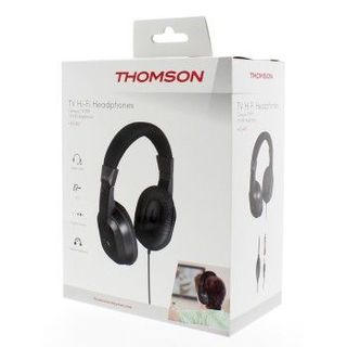 Наушники мониторы Thomson HED4407 TV Hi-Fi 8м черный проводные