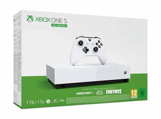Игровая консоль Microsoft Xbox One S 1TB белый в компл. игры: Minecraft, Sea of Thieves и Fortnite Battle Royale