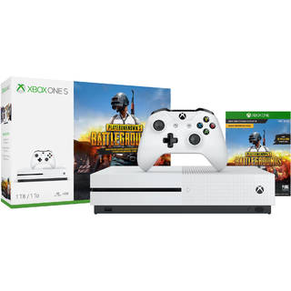 Игровая консоль Microsoft Xbox One S белый в компл.: игра: PUBG