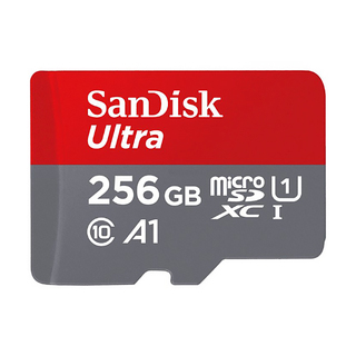 Флеш карта microSDXC 256Gb Class10 Sandisk SDSQUAR-256G-GN6MA +адаптер