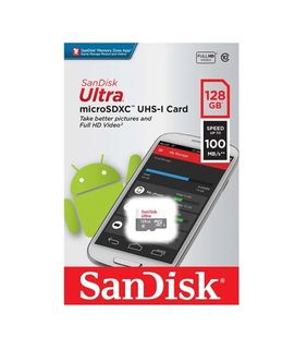 Флеш карта microSDXC 128Gb Class10 Sandisk SDSQUNR-128G-GN6MN без адаптера