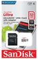 Флеш карта microSDHC 32Gb Class10 Sandisk SDSQUNR-032G-GN3MA Ultra Light + adapter